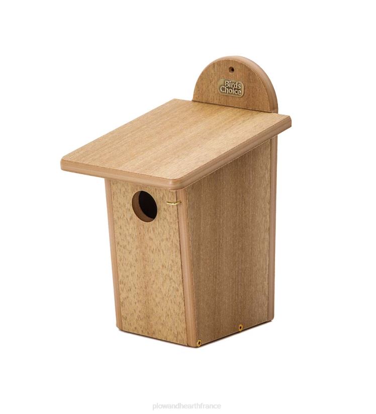 Plow & Hearth cour et jardin maison d'oiseau bleu en bois de poly recyclé 0BNZ874