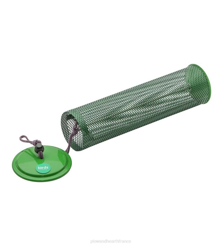 Plow & Hearth cour et jardin Mangeoire à pinsons en tube à maille magnétique - bleu 0BNZ800