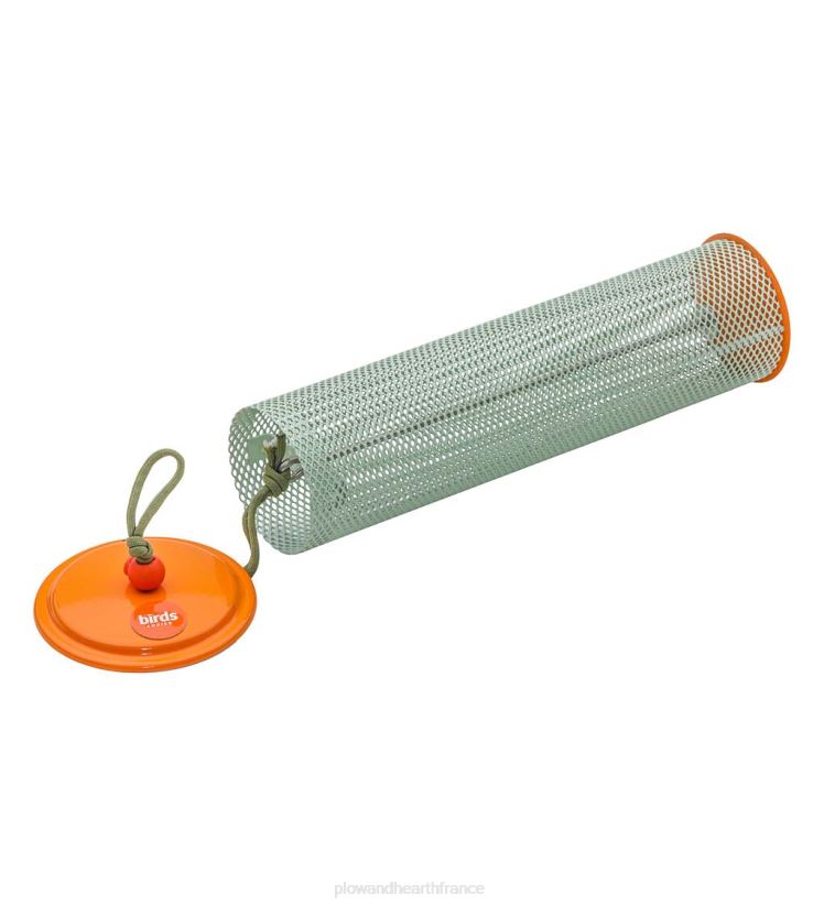 Plow & Hearth cour et jardin Mangeoire à pinsons en tube à maille magnétique - bleu 0BNZ800