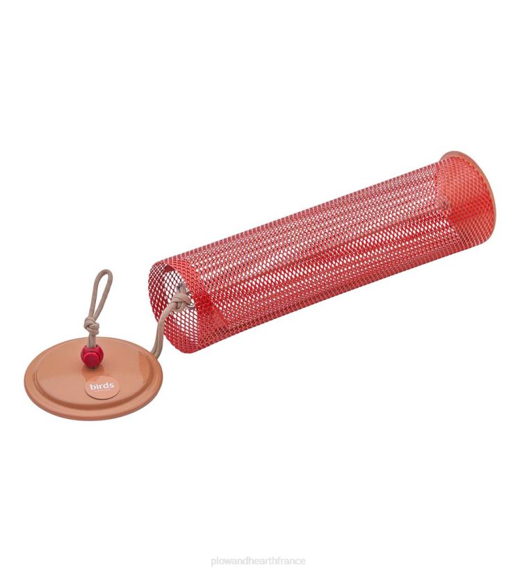 Plow & Hearth cour et jardin Mangeoire à pinsons en tube à maille magnétique - bleu 0BNZ800