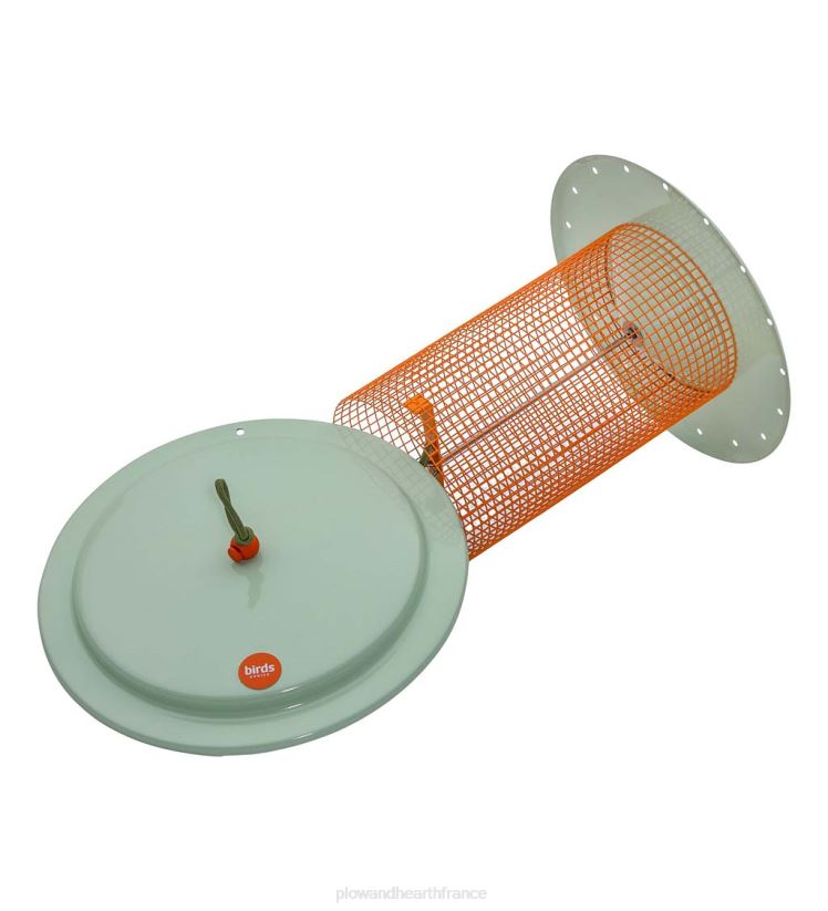 Plow & Hearth cour et jardin grande mangeoire à oiseaux en métal pour graines de tournesol - bleu 0BNZ777