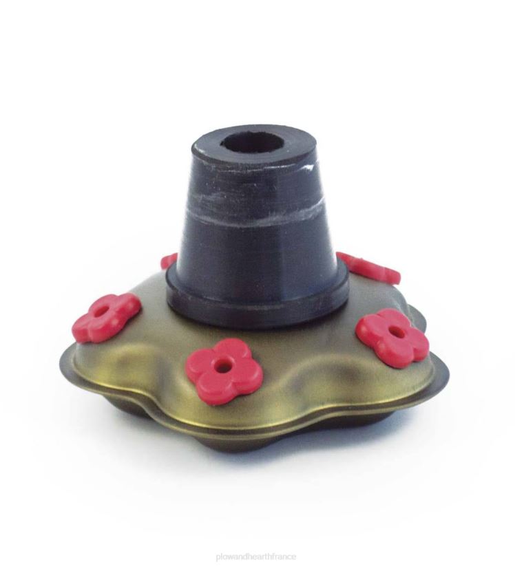 Plow & Hearth cour et jardin mangeoire à colibris de carnaval en verre recyclé 0BNZ774