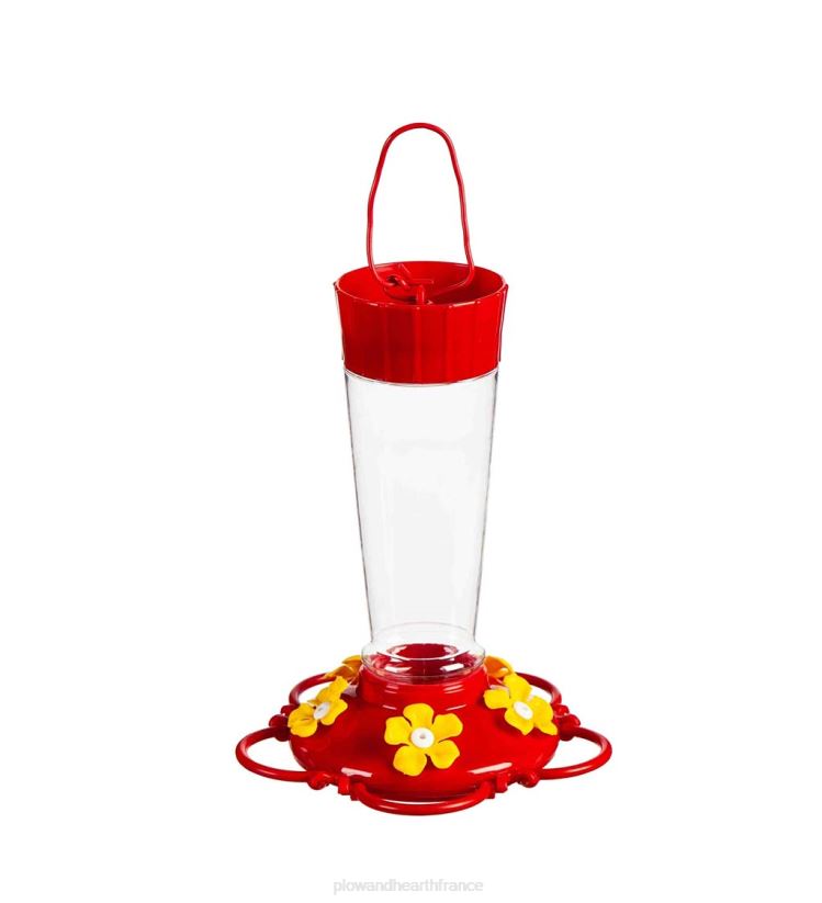 Plow & Hearth cour et jardin mangeoire à colibris suspendue de 10 onces 0BNZ812