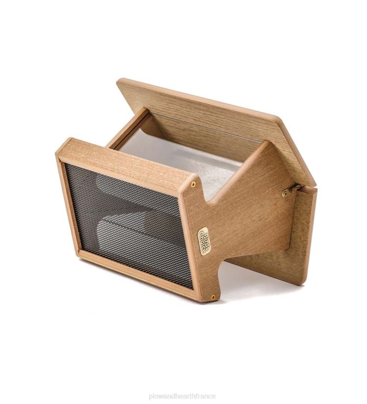 Plow & Hearth cour et jardin mangeoire à oiseaux de style trémie en bois de poly recyclé 0BNZ785