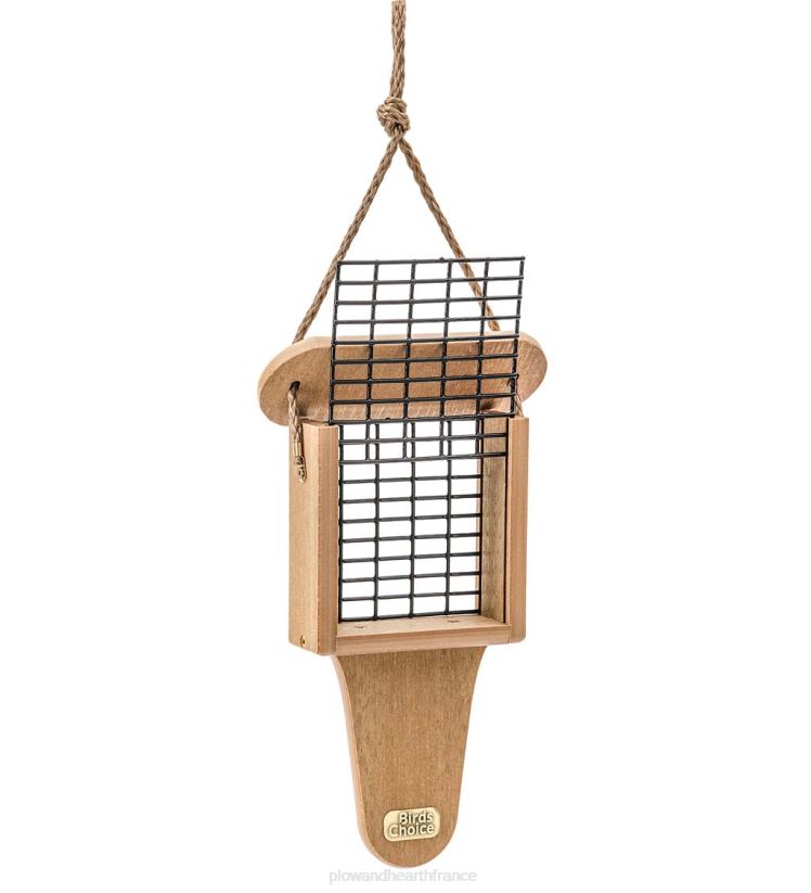 Plow & Hearth cour et jardin mangeoire à suif à gâteau unique en polybois recyclé 0BNZ816