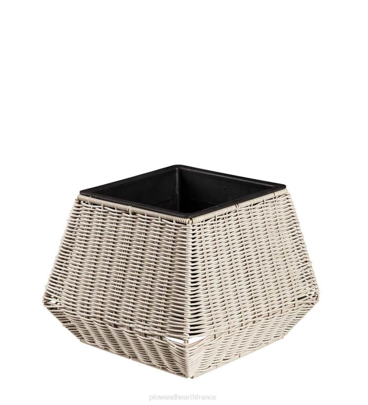 Plow & Hearth cour et jardin jardinières en osier intérieur/extérieur, ensemble de 3 0BNZ981