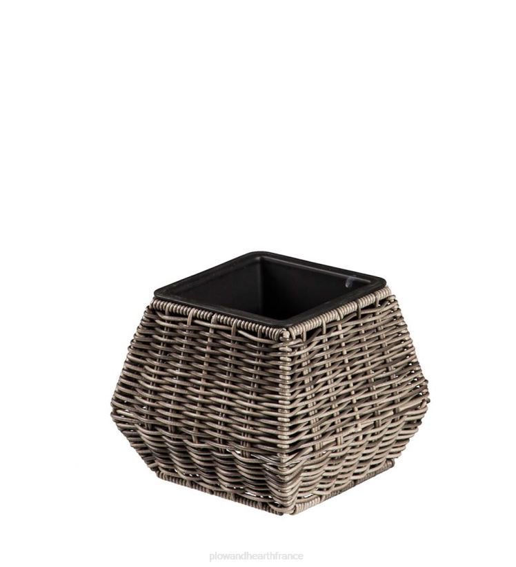 Plow & Hearth cour et jardin jardinières en osier intérieur/extérieur, ensemble de 3 0BNZ981