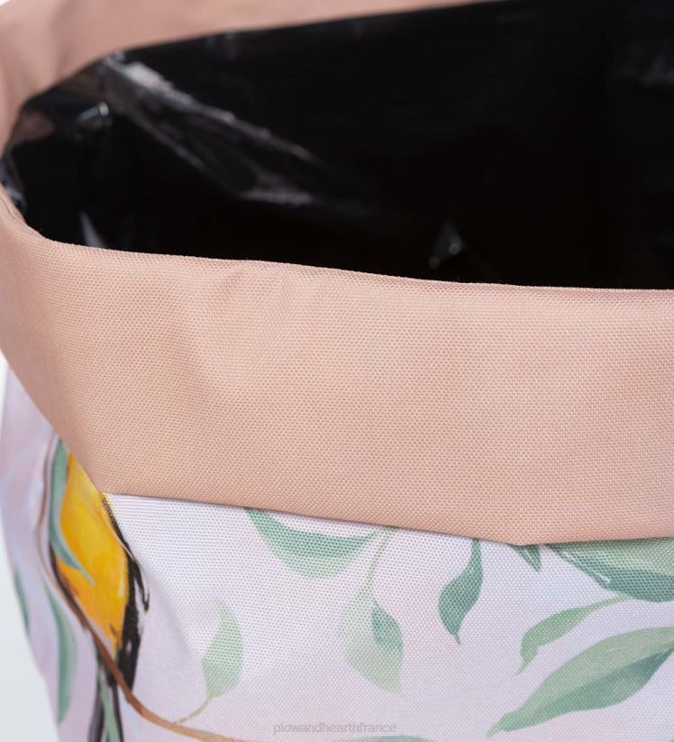 Plow & Hearth cour et jardin jardinières en toile doublée avec motifs d'oiseaux, ensemble de 3 - cardinal rouge 0BNZ947