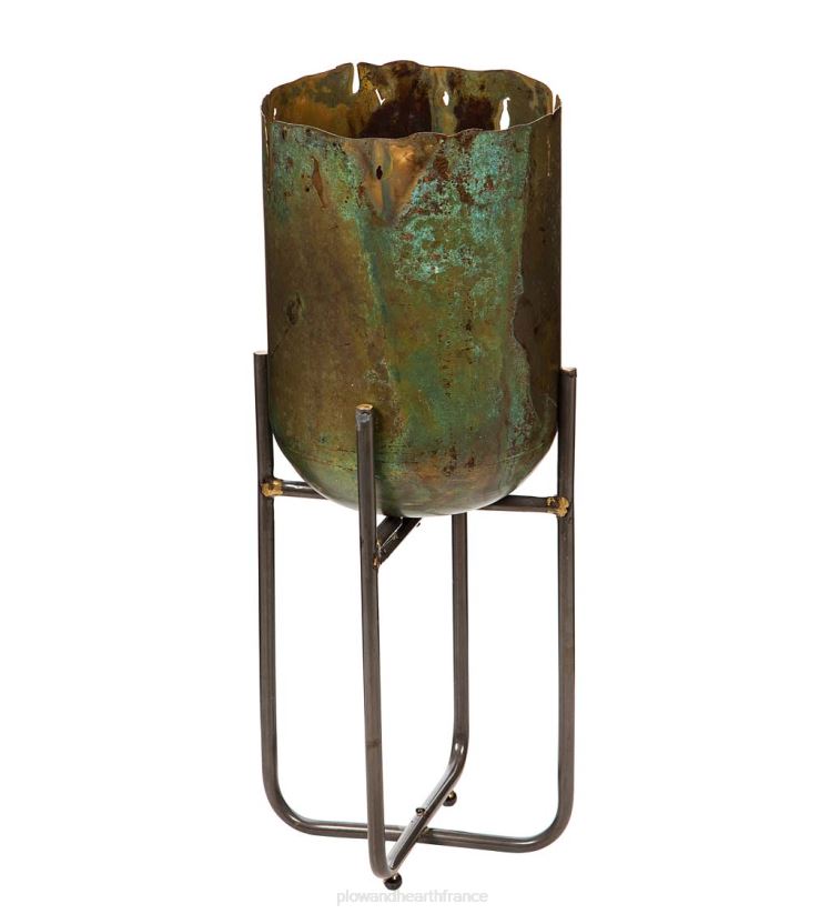 Plow & Hearth cour et jardin jardinières surélevées en métal vieilli, ensemble de 3 0BNZ924