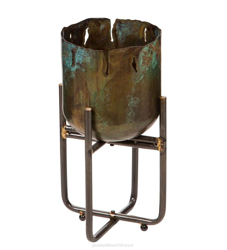 Plow & Hearth cour et jardin jardinières surélevées en métal vieilli, ensemble de 3 0BNZ924