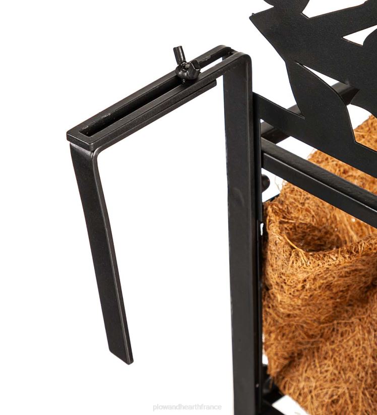 Plow & Hearth cour et jardin oiseaux sur un planteur de balustrade de branche 0BNZ970