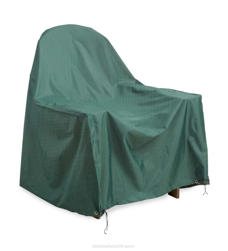 Plow & Hearth cour et jardin Housse de mobilier d'extérieur classique pour chaise Adirondack - vert 0BNZ1030