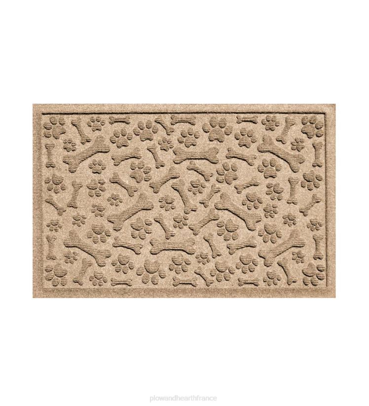 Plow & Hearth cour et jardin Paillasson pattes et os de marmotte 0BNZ1036