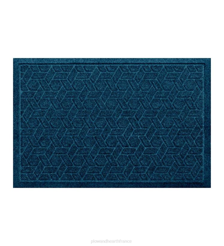 Plow & Hearth cour et jardin Paillasson tissé en canne lavable en machine Waterhog - granite 0BNZ1064