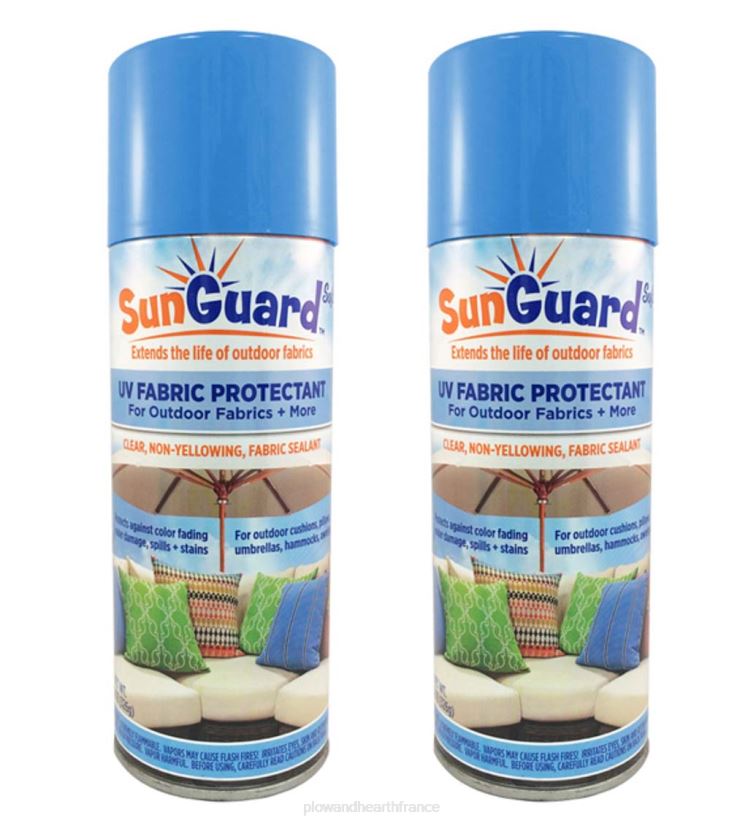 Plow & Hearth cour et jardin Spray protecteur UV Sunguard pour tissus d'extérieur, paquet de 2 0BNZ1033