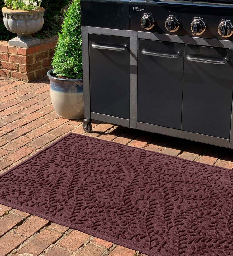 Plow & Hearth cour et jardin Tapis de grill en buis Waterhog - bordeaux 0BNZ1069