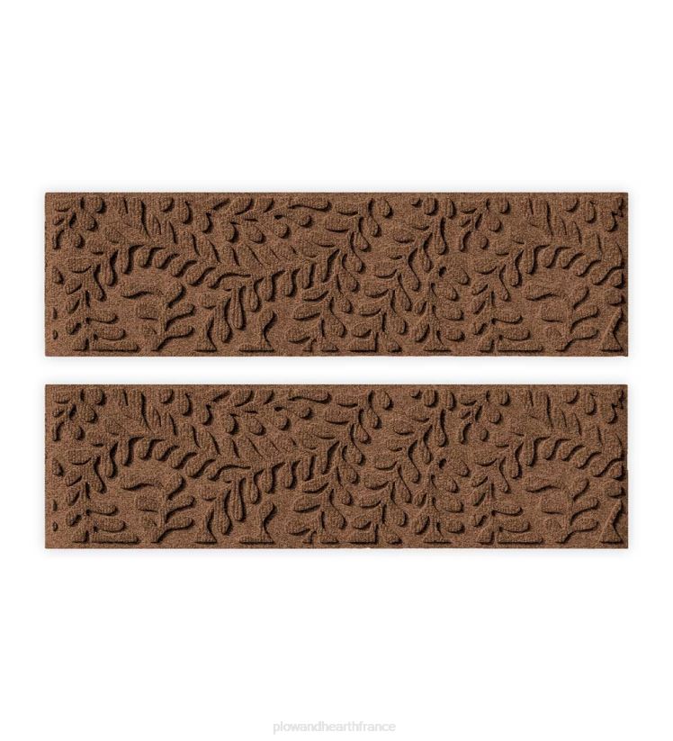 Plow & Hearth cour et jardin marches d'escalier en buis - gris 0BNZ1009