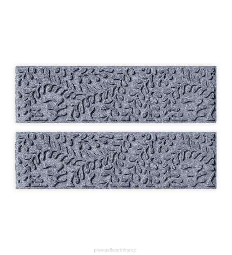 Plow & Hearth cour et jardin marches d'escalier en buis - gris 0BNZ1009