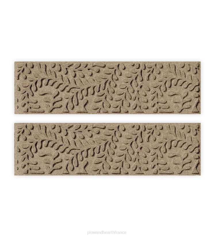 Plow & Hearth cour et jardin marches d'escalier en buis - gris 0BNZ1009