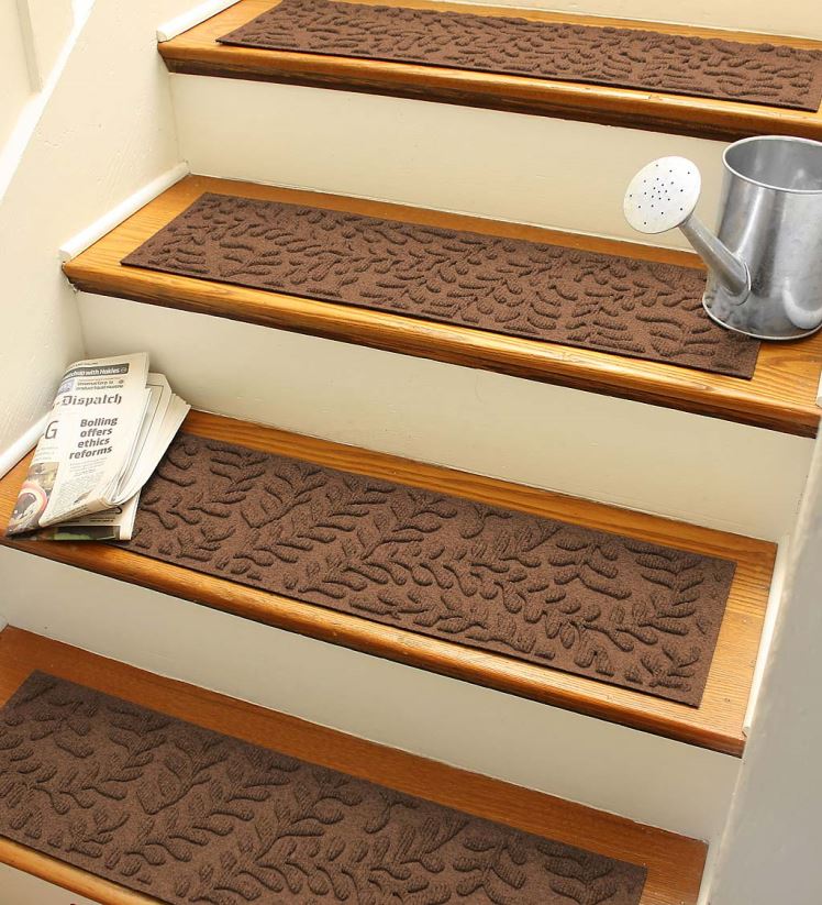 Plow & Hearth cour et jardin marches d'escalier en buis - gris 0BNZ1009