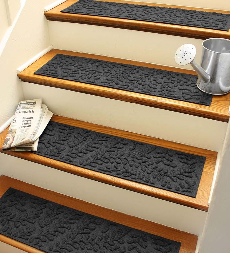 Plow & Hearth cour et jardin marches d'escalier en buis - gris 0BNZ1009