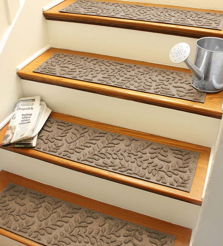 Plow & Hearth cour et jardin marches d'escalier en buis - gris 0BNZ1009