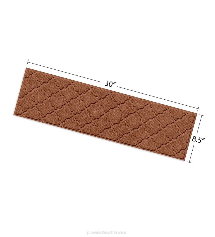 Plow & Hearth cour et jardin marches d'escalier géométriques - pierre bleue 0BNZ1032