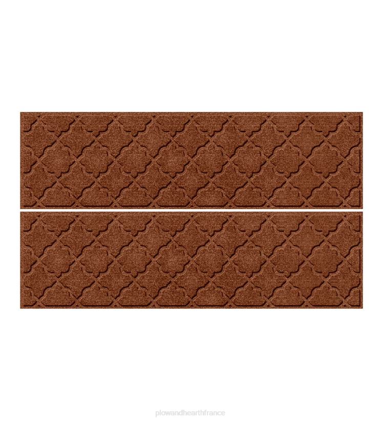 Plow & Hearth cour et jardin marches d'escalier géométriques - pierre bleue 0BNZ1032