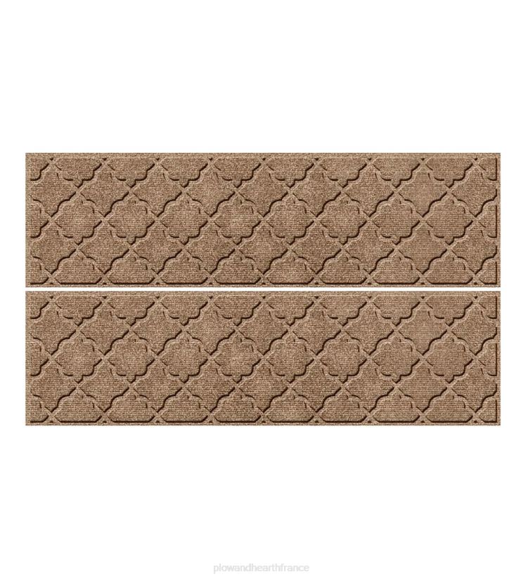 Plow & Hearth cour et jardin marches d'escalier géométriques - pierre bleue 0BNZ1032