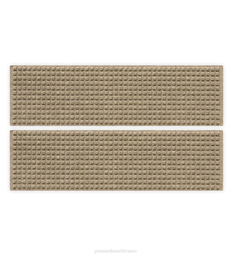 Plow & Hearth cour et jardin marches d'escalier gaufrées - gris 0BNZ1042