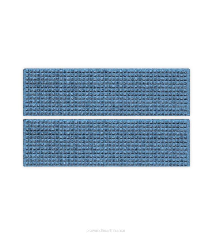 Plow & Hearth cour et jardin marches d'escalier gaufrées - gris 0BNZ1042