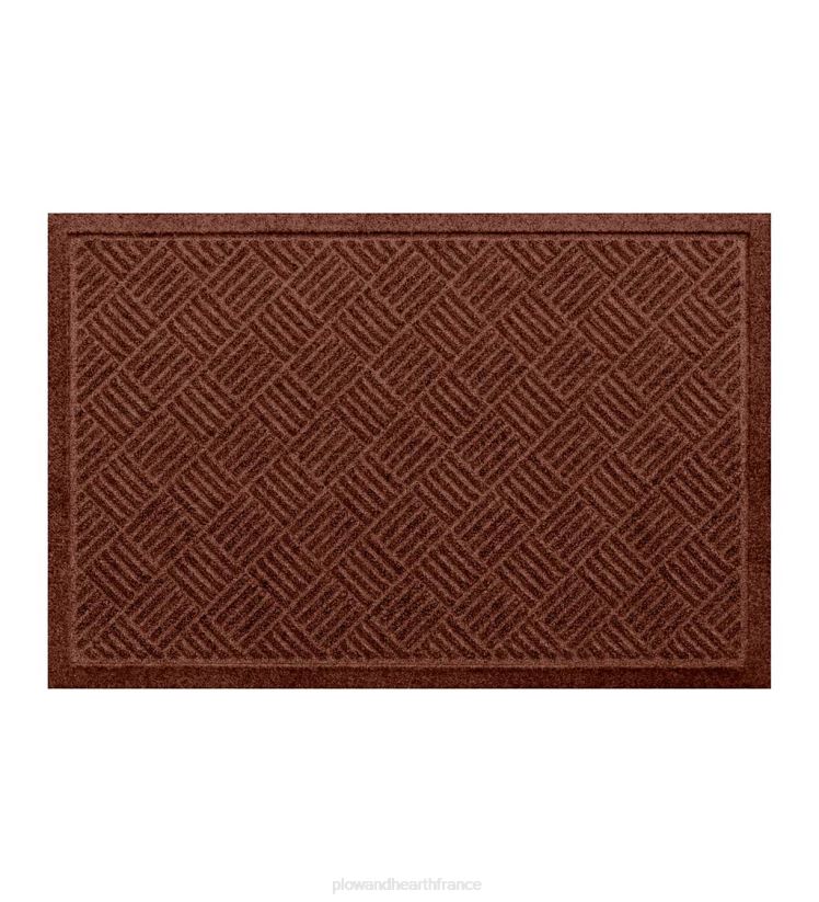 Plow & Hearth cour et jardin paillasson apex lavable en machine waterhog - cacao 0BNZ1046