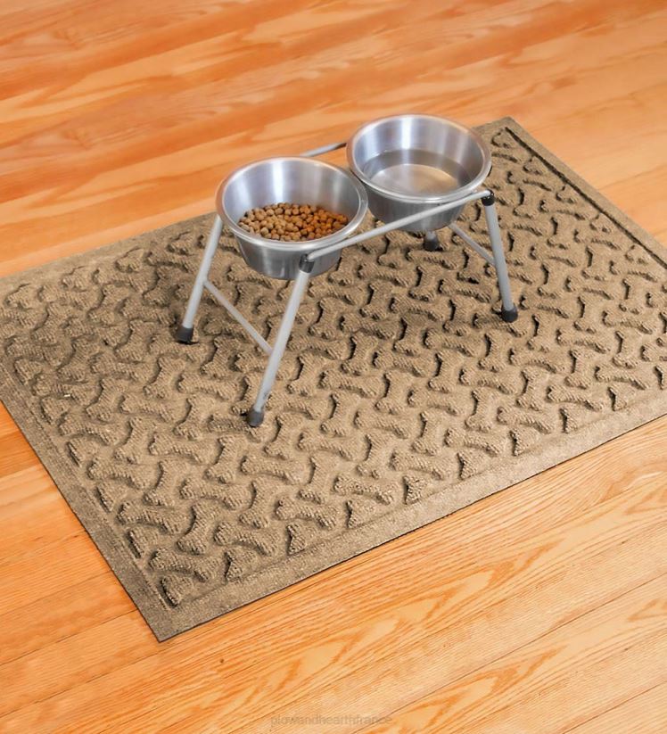 Plow & Hearth cour et jardin paillasson os de chien waterhog 0BNZ1060