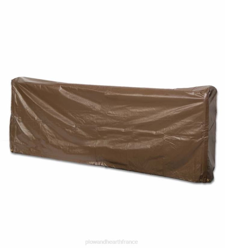 Plow & Hearth cour et jardin supports à bûches en acier robuste et couvertures en vinyle 0BNZ1004