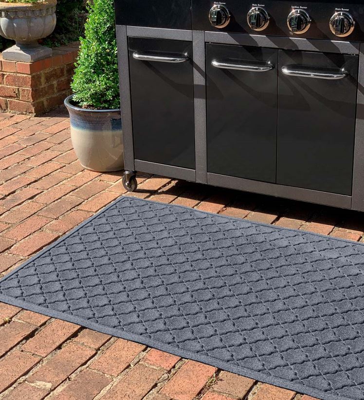 Plow & Hearth cour et jardin tapis de grill waterhog cordova - bordeaux 0BNZ1061