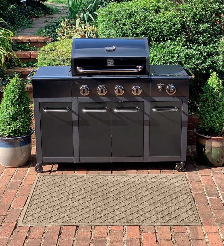 Plow & Hearth cour et jardin tapis de grill waterhog cordova - bordeaux 0BNZ1061