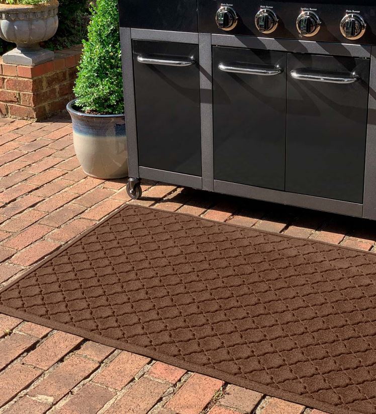 Plow & Hearth cour et jardin tapis de grill waterhog cordova - bordeaux 0BNZ1061
