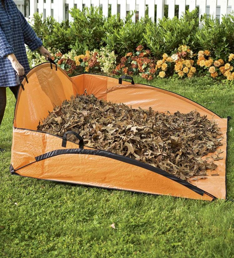 Plow & Hearth cour et jardin transporteur de feuilles ez 0BNZ987