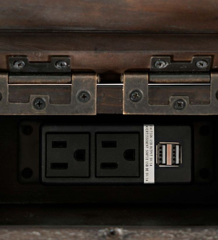 Plow & Hearth meubles Cape Charles a récupéré le bureau de la centrale électrique de Barnwood - Barnwood 0BNZ2126