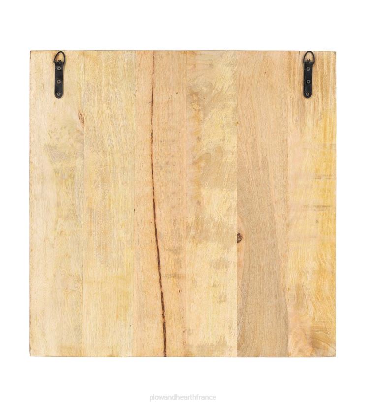 Plow & Hearth meubles art mural tropical lavé à la chaux à deux panneaux 0BNZ2133