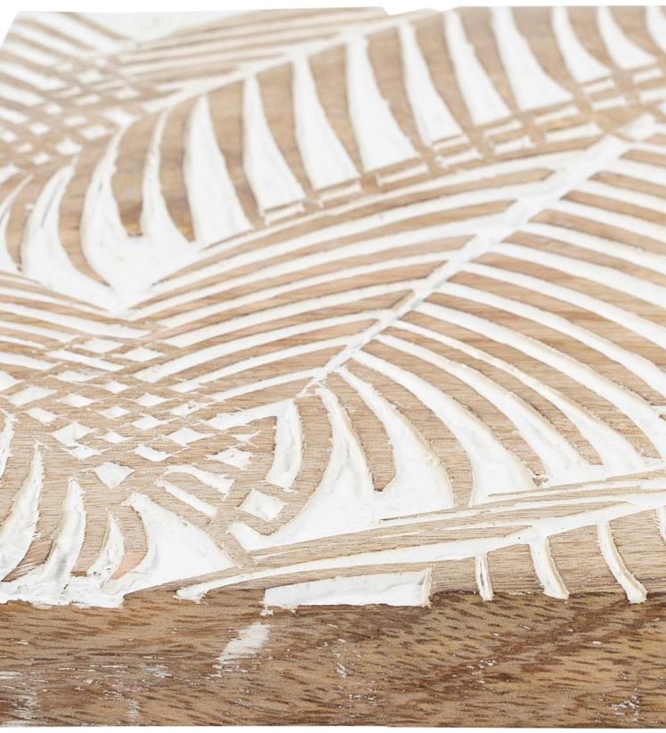 Plow & Hearth meubles art mural tropical lavé à la chaux à trois panneaux 0BNZ2132