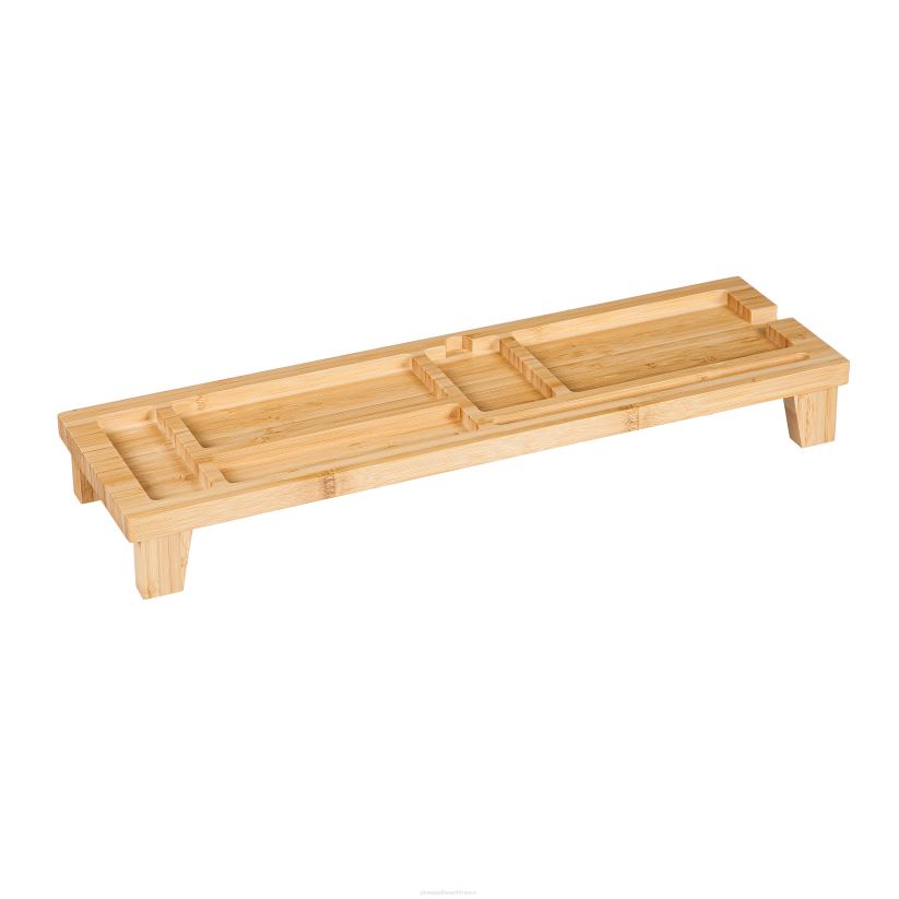 Plow & Hearth meubles organisateur de bureau en bois sur le clavier 0BNZ2127