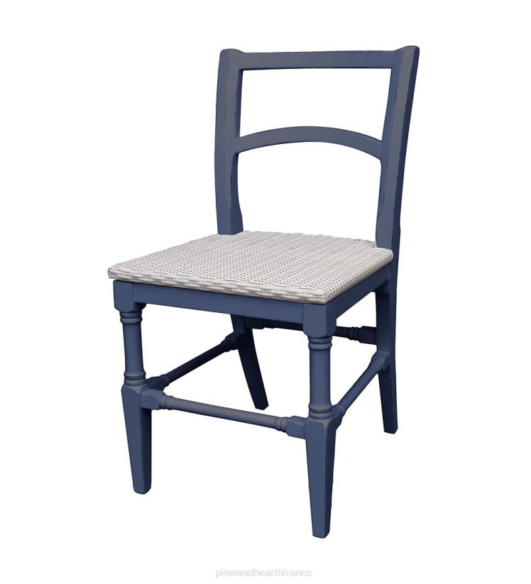 Plow & Hearth meubles Chaise d'appoint en bois de foin de la collection Farmhouse de Laurel Ridge - cacao 0BNZ2107