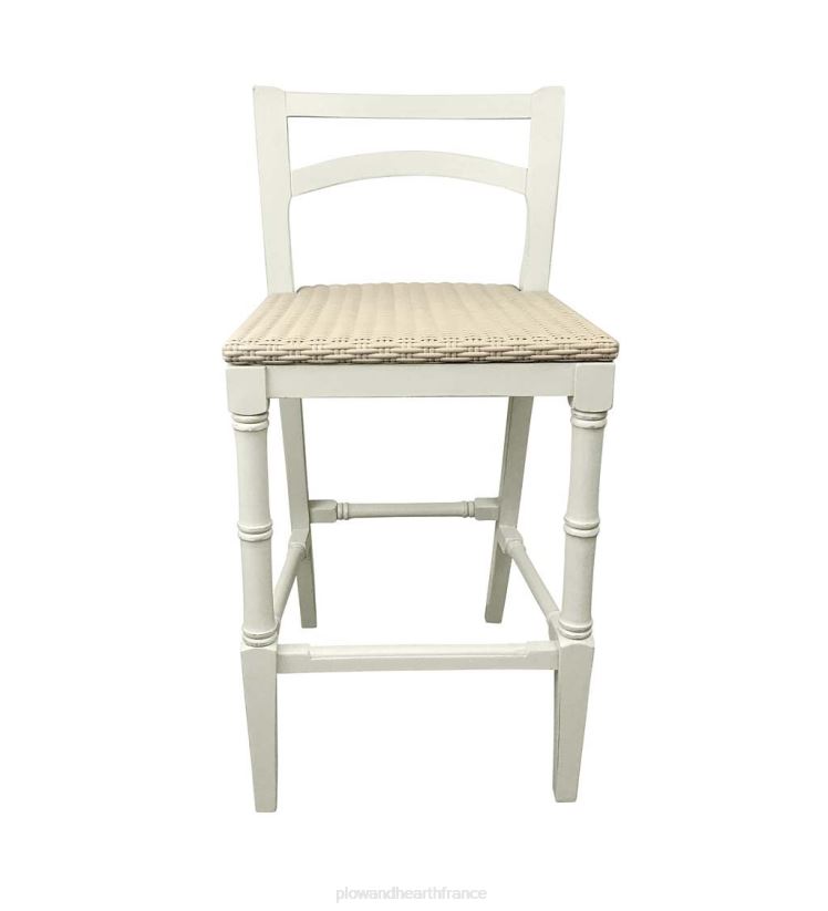 Plow & Hearth meubles Laurel Ridge Farmhouse Collection Comptoir et tabourets de bar en bois de foin 0BNZ2105