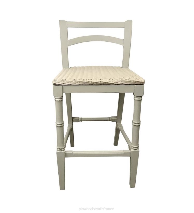 Plow & Hearth meubles Laurel Ridge Farmhouse Collection Comptoir et tabourets de bar en bois de foin 0BNZ2105