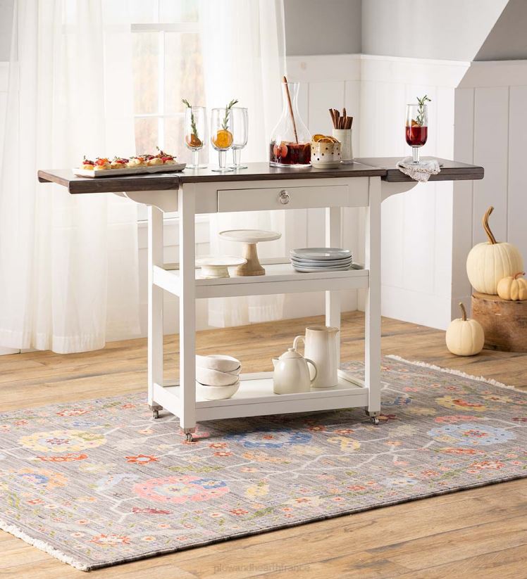 Plow & Hearth meubles Laurel Ridge Farmhouse Collection Shelby Bar Keep - Cacao 0BNZ2101