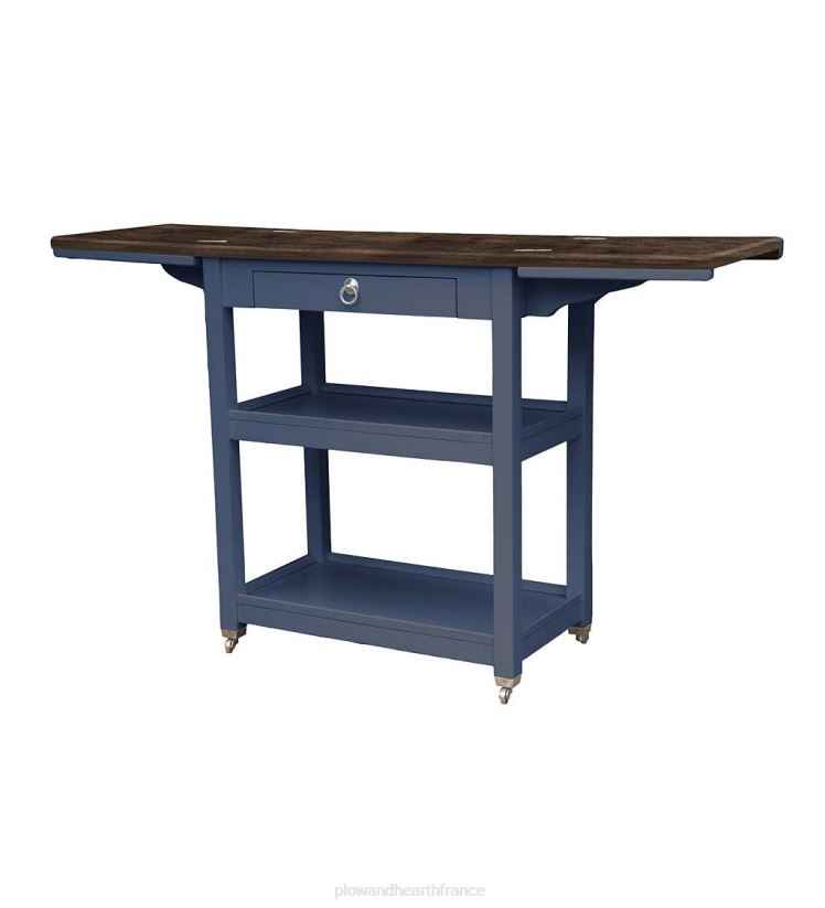 Plow & Hearth meubles Laurel Ridge Farmhouse Collection Shelby Bar Keep - Cacao 0BNZ2101