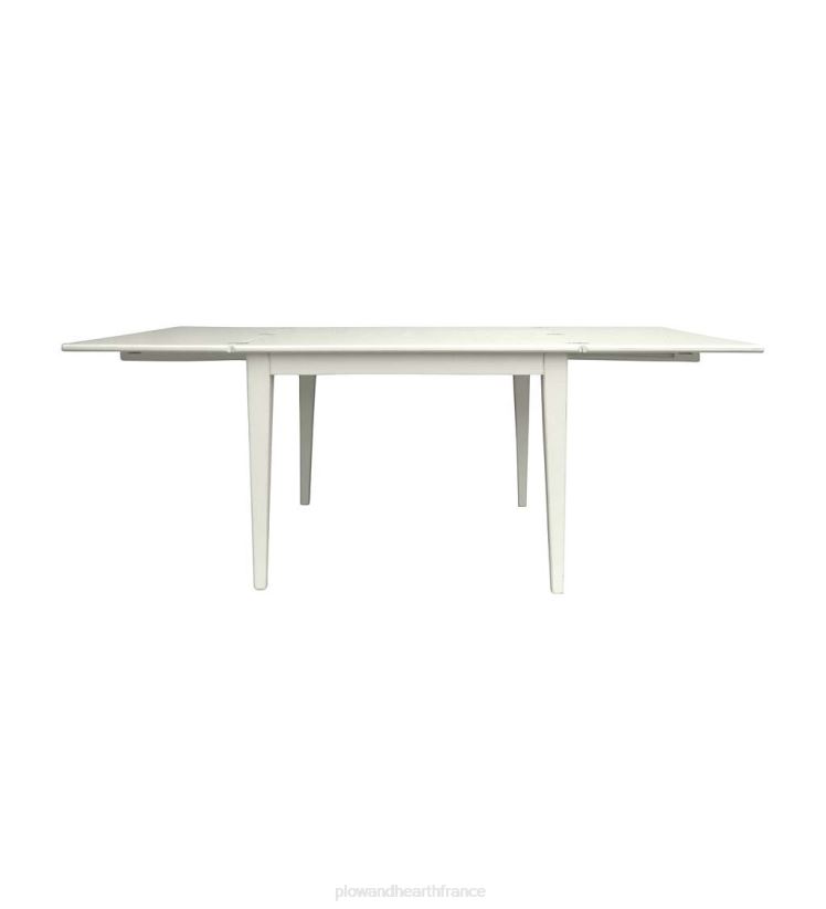 Plow & Hearth meubles Table Shelby de la collection Farmhouse de Laurel Ridge avec feuilles dépliantes - cacao 0BNZ2099