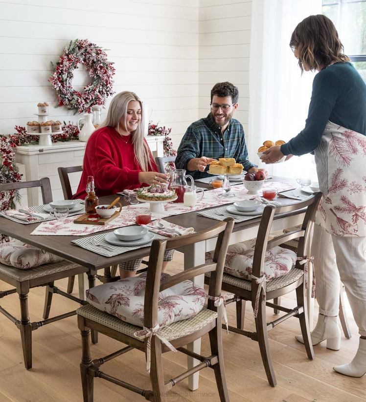 Plow & Hearth meubles Table Shelby de la collection Farmhouse de Laurel Ridge avec feuilles dépliantes - cacao 0BNZ2099