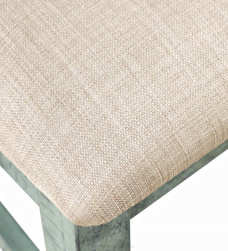 Plow & Hearth meubles chaise à dossier à lattes chelsea - scrimshaw blanchi à la chaux 0BNZ2104